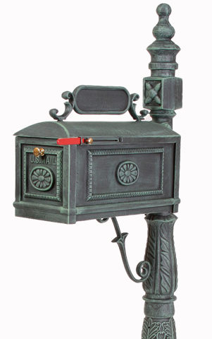 Verde Cast Aluminum Decorative Mailbox | Better Box Mailboxes