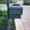 wrought iron mailbox