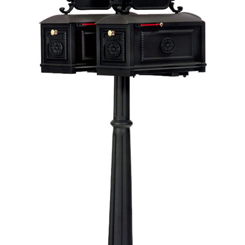 Black Cast Aluminum Contemporary Mailbox Better Box Mailboxes