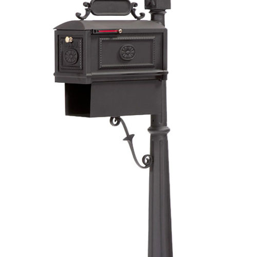 Black Cast Aluminum Contemporary Mailbox | Better Box Mailboxes