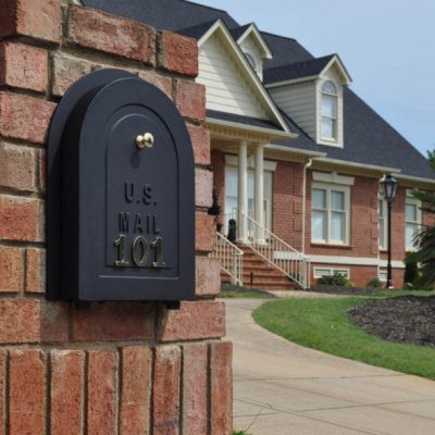 Cast Aluminum Replacement Doors By Better Box Mailboxes 8" Brick Mailbox Door 