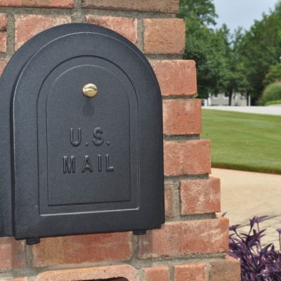 Better Box Mailboxes sells the highest quality cast aluminum brick mailbox replacement doors available. Aluminum construction and stainless steel hardware means your new mailbox door will never rust or rot, and a 5-year UV electrostatic powder coated finish will give you lasting beauty.Shop Now!